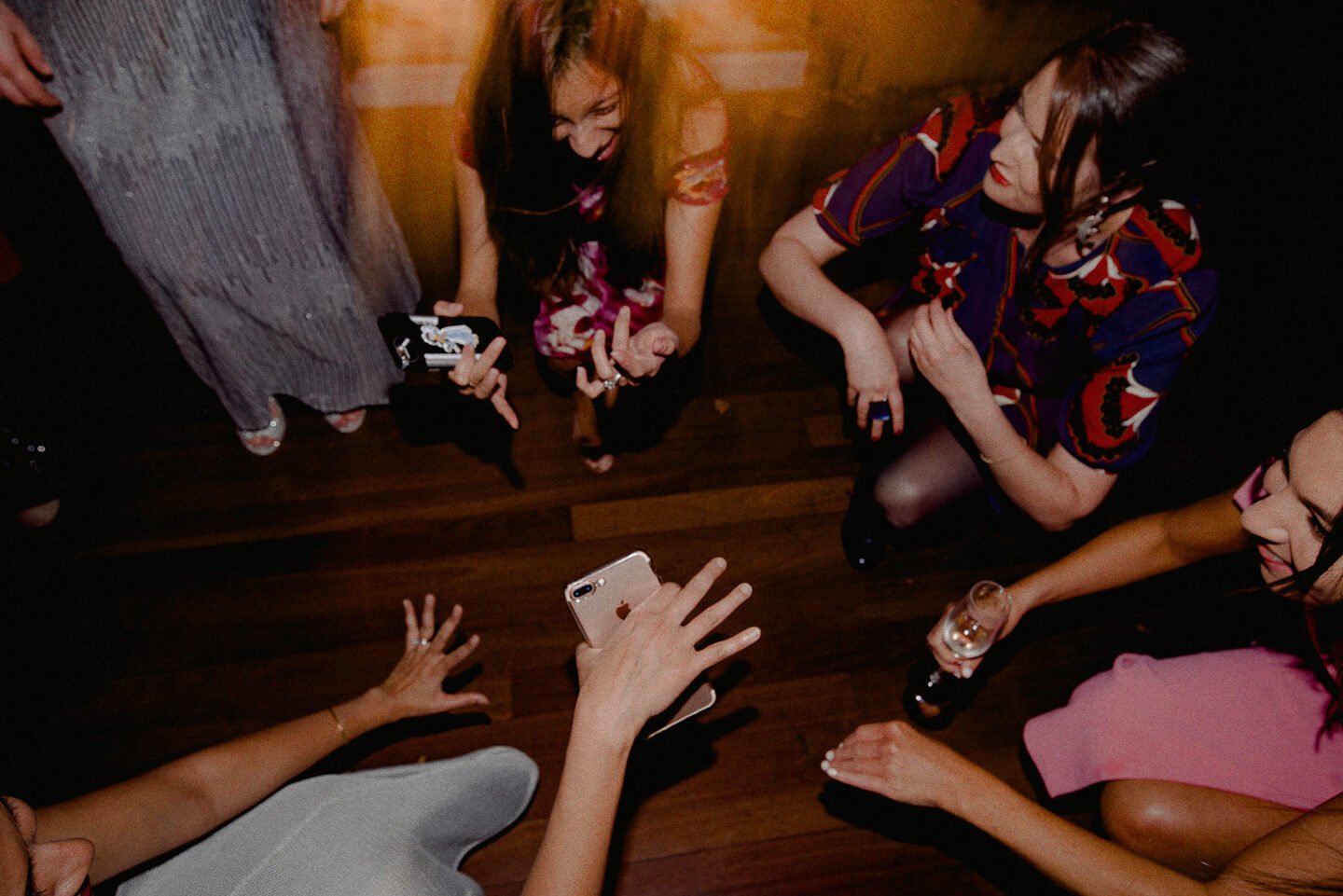 Crowd Gathers On Dance Floor For Melbourne Wedding DJ