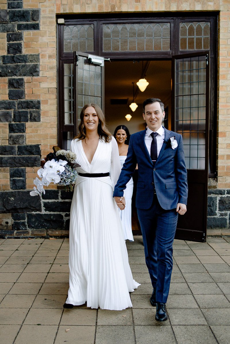 Bride And Groom Just Married At Ormond Hall In Melbourne