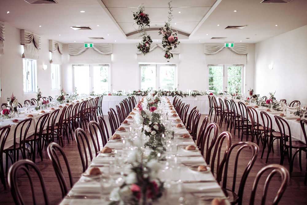 Lindenderry Red Hill Wedding Venue Long Table Setting