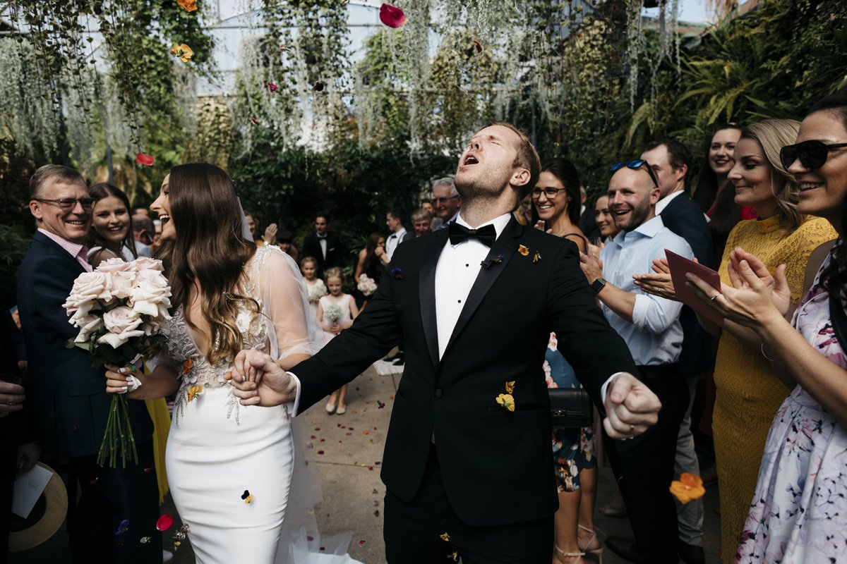Sophie And Brad Marry At Lush Glasshaus Inside Cremorne