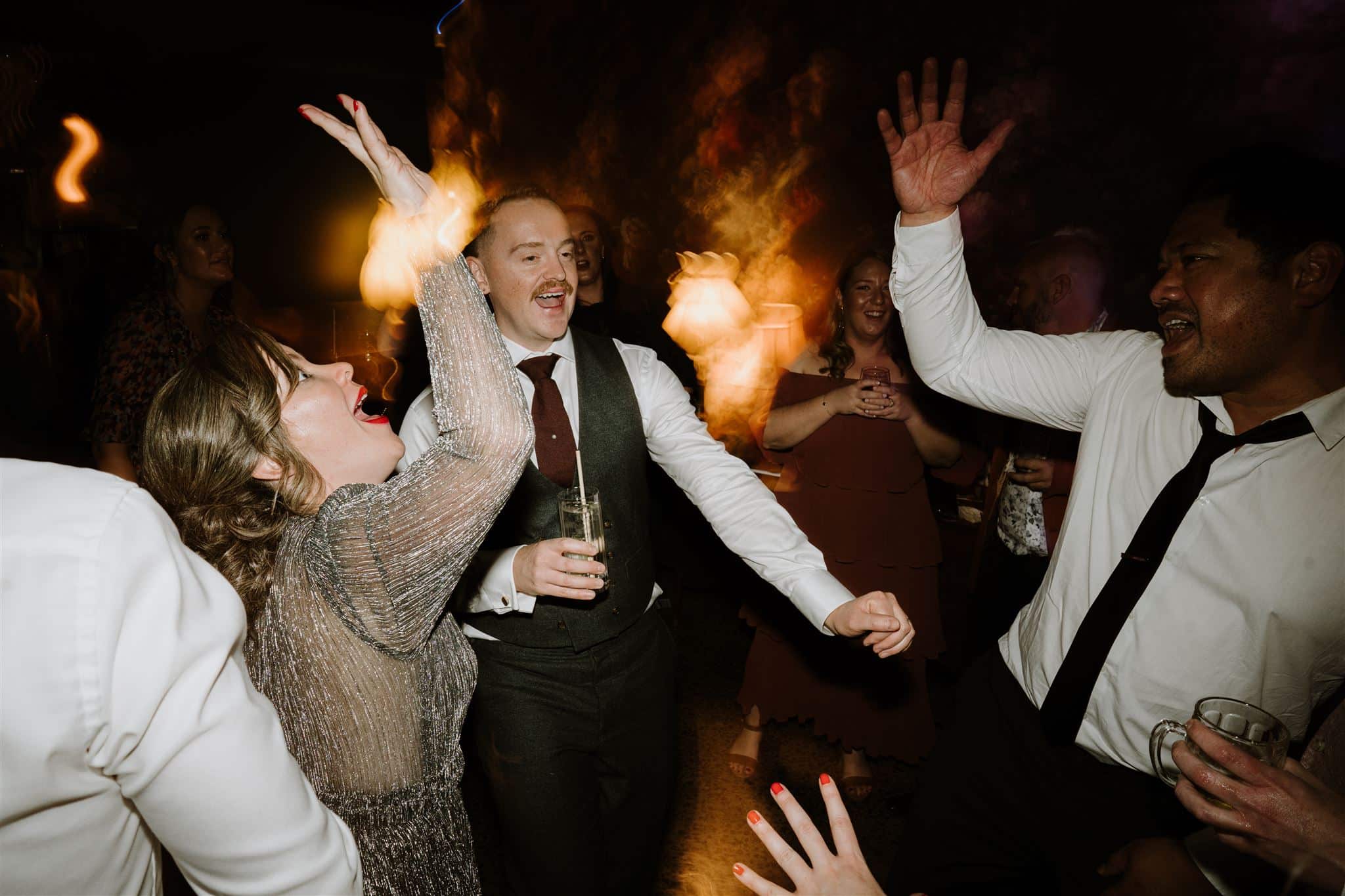 High Energy Wedding Dance Floor at Rupert in Collingwood Photographed by Elsa Campbell
